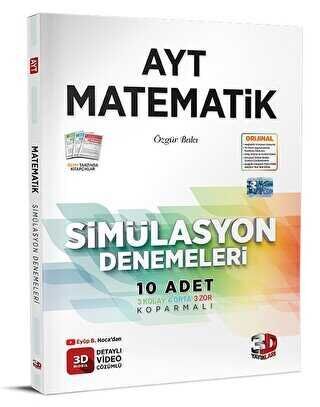 3D Yayınları 2023 AYT 3D Simülasyon Matematik Denemeleri