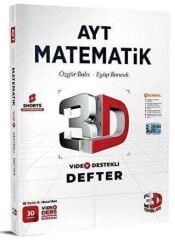 3D Yayınları AYT Matematik Video Destekli Defter