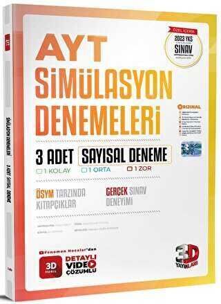 3D Yayınları AYT Sayısal 3`lü Simülasyon Deneme