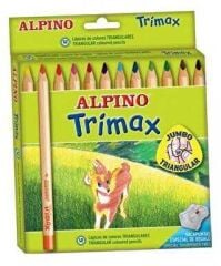 Alpino Trımax Jumbo Kuru Boya Kalemi 12`li