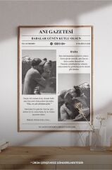 Kişiye Özel Anı Gazetesi | Favori Şarkınız, Sözler ve Fotoğraf ile Tasarlanmış Benzersiz Poster