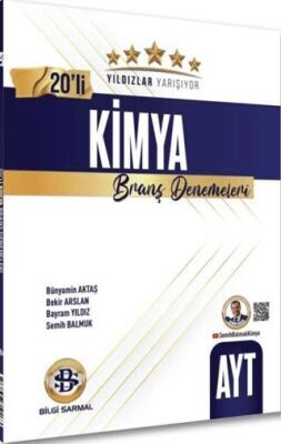 Bilgi Sarmal Yayınları AYT Kimya Yıldızlar Yarışıyor 20 li Branş Denemesi
