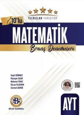 Bilgi Sarmal Yayınları AYT Matematik Yıldızlar Yarışıyor 10 lu Branş Denemesi