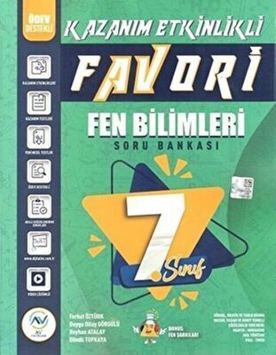 AV Yayınları 7. Sınıf Fen Bilimleri Favori Serisi Kazanım Etkinlikli Soru Bankası