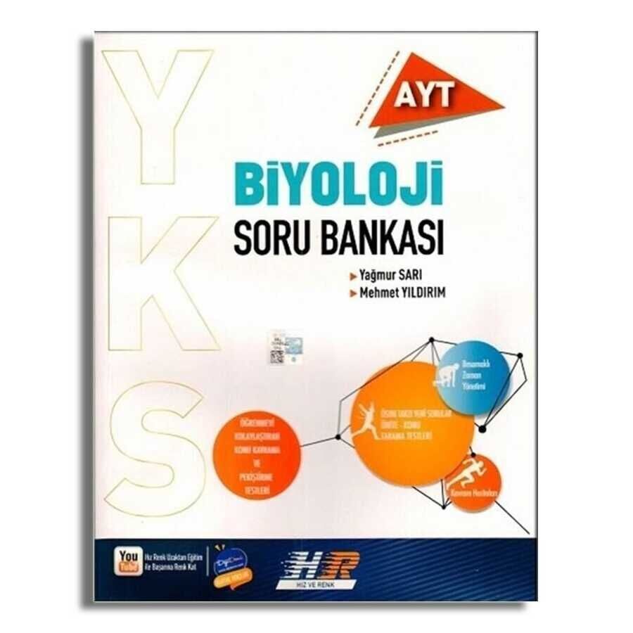 Hız Ve Renk Yayınları AYT Biyoloji Soru Bankası