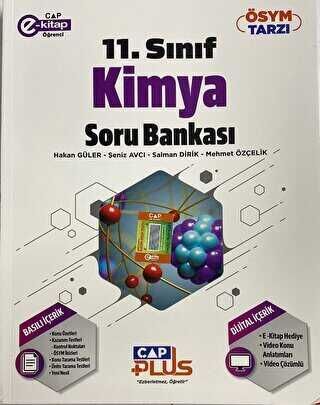 Çap Yayınları 11. Sınıf Kimya Soru Bankası