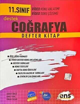 ENS Yayınları 11. Sınıf Coğrafya Destek Defter Kitap