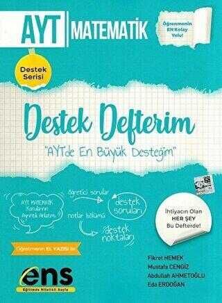 ENS Yayınları AYT Matematik Destek Defterim