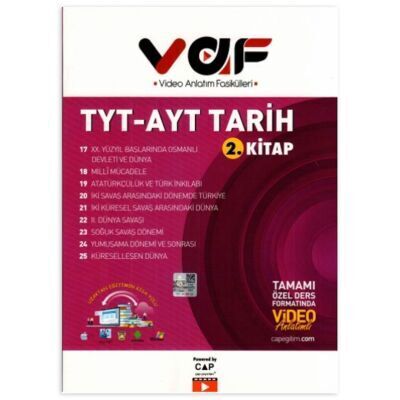 TYT AYT Tarih 2. Kitap Video Anlatım Fasikülleri