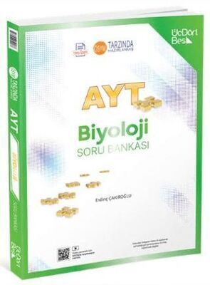 Üç Dört Beş Yayınları 2025 YKS AYT Biyoloji Soru Bankası